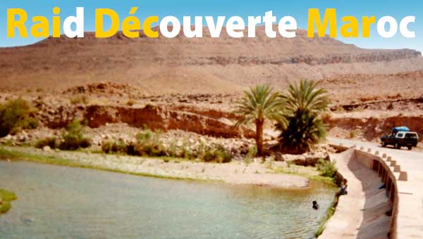 Raid Découverte Maroc - Tata - Baignade dans le désert